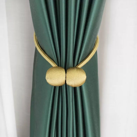 Magnetic Curtain Tieback High Quality Holder Hook Buckle Clip Curtain Tieback Polyester Decorative Home Accessories
